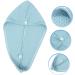 Cabilock Quick Drying Shower Cap Shower Cap Large Hair Cap Towel Turban Shower Essentials for Women Turbans for Women Bath Shower Cap Hair Drying Towel Quick Drying Bath Cap Head Bath Cap Blue 65.00X25.00X0.50CM - Buy Online on SooperMarket.com