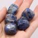Bulk Natural Black Volcanic Lava Stone Ornaments Polished Rough Rock Reiki Crystals and Stones Home Decor Sodalite 5PC Stone Collection - Buy Online on SooperMarket.com