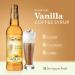 Jordan's Skinny Syrups Sugar-Free Coffee Syrup Vanilla Flavoring for Chai Latte Protein Shake Food - Zero Calorie Gluten-Free Keto Friendly - 750ml (25.4 Fl Oz) - Pack of 6 - Buy Online on SooperMarket.com
