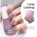 Purple Nail Polish Nail Varnish Lilac Lavender Violets Pale Purple Quick Dry Natural Long Lasting No Need Baking Nail Polish for Christmas DIY Nail Art - Buy Online on SooperMarket.com