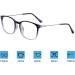 Blue Light Blocking Computer Glasses Anti Radiation - Blocking Eye Strain Transparent Black - Buy Online on SooperMarket.com