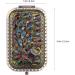 Leorx Antique Peacock Compact Mirror - Double Sided Metal Makeup Mirror for Women - Buy Online on SooperMarket.com