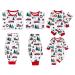 PATPAT Family Matching Christmas Pajamas Allover Xmas Tree & Car Print Long-sleeve Top Tee and Bottom Sets Baby 3-6 Months Multi-color