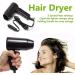 Compact Travel Hair Dryers Professional Car Blow Dryer 12V Hair Styling Blowout Fast Drying Heating Tool with Constant Temperature Hair Designing Travel Essentialls for Girls Boys Outdoor Trips - Buy Online on SooperMarket.com