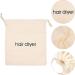 PLAFOPE 3pcs Hair Dryer Storage Bag Storage Bag Drawstring Dryerbag Hairdryer Case Toiletey Sac Beige Fabric - Buy Online on SooperMarket.com