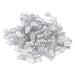 100 pieces hair dreadlocks hair pearls 7 colors adjustable new colorful hair braid pearl rings cuffs styling decoration tools for hair accessories (silver)