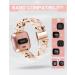 Wearlizer Resin Band Compatible with Fitbit Versa/Versa 2 /Versa Lite/Versa SE Bands for Women Men Lightweight Bracelet Replacement Wristband Strap for Versa 2 Smartwatch  Nougat White - Buy Online on SooperMarket.com