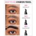 YFulfill Eyebrow Pencil Black Waterproof Eye Brow Pencil Black for Women Eye Pencil Black with Brush Crayon Noir Pour Les Yeux Black Eyebrow Pen for Women - Buy Online on SooperMarket.com