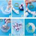 15pcs Strong Hold White Hair Ties & Headbands - Elastic Cotton Ponytail Bands | Hair Accessories for All Styles - Buy Online on SooperMarket.com