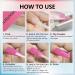 Dip Powder Nail Kit Dipping Powder Starter Kit Nail Dipping Powder Kit Nail Powder Dip Kit Starter Set-6 Colors Dip Acylic Powder with 2-In-1 Base Top Coat Activator Manicure Set for DIY Nail Salon Set 2 clear - Buy Online on SooperMarket.com