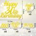 30th Birthday Party Decorations - Glitter Cake & Cupcake Toppers for Women & Men - Celebrate 30 Years with Joy! - Buy Online on SooperMarket.com