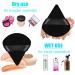 3-Piece Metyond Soft Triangle Makeup Puffs for Flawless Face Contouring - Black - Buy Online on SooperMarket.com