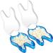 Resin Teeth Veneers Mixed Dental Temporary Teeth Front and Molar Posterior Teeth for Halloween Cosplay Party Makeup Scary Theme Party Costume Filling Fix Missing Broken Tooth (100 Pieces)