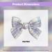 Large Hair Bows for Women Big Bow Hair Clips Plaid Fabric Hairpin Elegant French Hair Barrettes for Thick and Fine Super Fairy Hair Accessories for Women Girls (Blue Purple) - Buy Online on SooperMarket.com