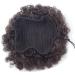 Short Kinky Curly Afro Puff Drawstring Ponytail Extension | Clip-in Synthetic Hairpiece for Women - Large 2 - Buy Online on SooperMarket.com