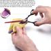 Professional Purple Dragon Pet Grooming Scissor Set - Japan 440C Stainless Steel Chunker Shear for Pet Groomers and DIY - 7.0/8.0 inch Hair Cutting Scissor + 6.75/8.0 inch Dog Shear - Buy Online on SooperMarket.com