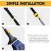Yocada Heavy Duty Cotton Wet Mop - Commercial Grade, Industrial Strength with Telescopic Iron Pole - 55.1 Inches - Buy Online on SooperMarket.com