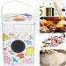 Multifunctional Iron Laundry Detergent Container with Window Lid - Large Capacity Storage Box - Buy Online on SooperMarket.com