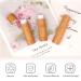 6 Refillable Bamboo Lip Balm Tubes - Merysan 5ml Empty Lipstick Sleeves for DIY Homemade Lip Balm - Buy Online on SooperMarket.com