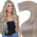 LAAVOO TAPE in Extensions Real Hair 60cm Blond Extensions Tape Ashblond Highlight Platinblond #18/613 Blond hair extension Real hair Tape smooth 50g 20pcs 60cm-20PCs 2.7 #P18/613S