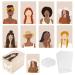 Whaline 640Pcs Earring Cards Set for Selling Include Earring Cards Self-Seal Bags and Ear Backs 8 Design Aesthetic Lady Style Earring Holder Cards for DIY Jewelry Display Packing 2.4 x 3.5 Inch Brown