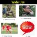 Wanyi 4-Piece Emergency Signal Whistle Set - Stainless Steel 304 150dB Survival Coaching Pipes with Keychain - Ideal for Sports Referees & Outdoor Adventures - Buy Online on SooperMarket.com