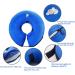 QIYADIN Soft Dog Recovery Collar | Adjustable Inflatable Pet Cone for Cats & Dogs | Prevent Biting & Scratching - Medium - Buy Online on SooperMarket.com