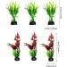 Quozuo 25 pcs Artificial Aquarium Plants - Colorful Plastic Decorations for All Tank Sizes - Buy Online on SooperMarket.com