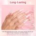 AZUREBEAUTY 12 PCS Portable Dip Powder Nail Starter Kit - Nude Pink Glitter French Nail Art Set - Buy Online on SooperMarket.com