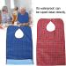 Adult Bibs 2 Pack Waterproof Apron Set for Men Women for Eating with Adjustable Strap Washable Reusable Large Terry Cloth for Elderly Seniors and Disabled Extra Long Clothing Protector - Buy Online on SooperMarket.com