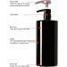 Youngever 4-Set 1L Pump Dispenser Bottles for Shampoo & Lotion | Reusable Plastic Soap Dispenser - Black - Buy Online on SooperMarket.com