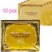 Greenlife Crystal 24K Gold Collagen face 10pcs Masks sheet - Anti Aging Wrinkles Moisturising Blemishes Firming Toning Dark Circles (10 pcs golden facial mask) - Buy Online on SooperMarket.com