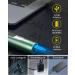 UNIBONO All-in-One Rechargeable Nasal Hair Cutter Kit | Painless Nose Trimmer for Men with Mini Facial & Eyebrow Razor | Green - Buy Online on SooperMarket.com