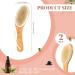 2-Piece Natural Boar Bristle Body Brush Set for Dry Skin Exfoliation - Buy Online on SooperMarket.com
