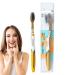 Portable toothbrush hand toothbrush - portable toothbrush with soft bristles |Soft fin sensitive soft toothbrush for men and women as a birthday present Calakono