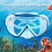 Kids Anti-Fog Snorkel Swim Mask with Nose Cover - Blue | Ideal for Snorkeling, Diving, Swimming - Buy Online on SooperMarket.com