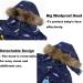 Kids 2-Piece Winter Puffer Jacket and Snow Bib Pants Set | Hooded Down Coat and Snow Pants Outfit | 3-4 Years | Blue - Buy Online on SooperMarket.com
