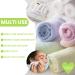 JM Bamboo Baby Washcloths - 8 Pack Soft Baby Face Towels for Sensitive Skin | 25x25cm Washcloth Set with Clothes Bag - Ideal for Children - Buy Online on SooperMarket.com