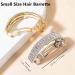 Crystal Hair Clips Barrettes Slides Grips for women Diamante Sparkly Hair Accessories Crystal Hairpins Everyday Wear Prom Party Ponytail Holder Women Girl Birthday Gift (Silver+Gold) - Buy Online on SooperMarket.com