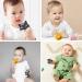 PAPACHOO Halloween Teething Toys 2 Pack - Soft Silicone Baby Soothing Teethers (Orange & Kitten) - Buy Online on SooperMarket.com