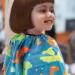 Kids Haircut Cape & Neck Duster Brush Set | Adjustable Blue Dinosaur Barber Cape for Kids - Buy Online on SooperMarket.com