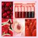6 Colors Water Tint Lip Stain Set | Long-Lasting Plumping Mini Liquid Lipstick | Moisturizing Tinted Lip Stain for Women | Non-Sticky Daily Lip Makeup - Buy Online on SooperMarket.com