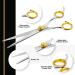 Sharf Gold Touch Pet Scissors - 8.5 Straight Shears for Dog & Pet Grooming - 440c Japanese Stainless Steel - Buy Online on SooperMarket.com