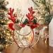 Unicra Christmas Headband Elk Deer Antlers Headband Animal Horns Headwear Hair Piece Halloween Hair Accessories for Christmas Red - Buy Online on SooperMarket.com