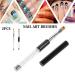 LWBTOSEE 2pcs Ombre Nail Brush Set - Rhinestone Handle Gradient Painting UV Gel Pen for Manicure Art - Black & White - Buy Online on SooperMarket.com