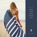 SummerSand Deep Blue Microfiber Beach Towel 63x31.5in - Sand Free & Quick Dry for Pool, Surfing & Travel - Lightweight XL Swim Towel - Buy Online on SooperMarket.com