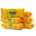 Ricitos de Oro Baby Wipes, Chamomile and Aloe Vera Refillable Baby Wipes, Moisturize and Clean Baby, Lightly Scented, Hypoallergenic, Alcohol-Fee, 6-Pack of 80 wipes each one (480 wipes)