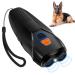 PWEZON Anti Dog Barking Device Rechargeable Ultrasonic Dual Sensor Dog Barking Deterrent Anti Barking Device with Training/Deterrent Modes Dog Whistle Barking Control with LED Flashlight 25 FT Range