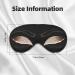 Eyelash Pattern Soft Sleep Eye Mask | Breathable Eye Patch for Women | Perfect for Travel & Relaxation - Buy Online on SooperMarket.com