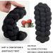 Cloud Cushion Bubble Slides Slippers for Women Men - Non-slip Spa Reflexology Sandals for Stress Relief - Black, Size 9.5-10 Women/7.5-8 Men - Buy Online on SooperMarket.com